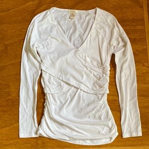 Sundance Top with Wrap Rouched Sides Pullover